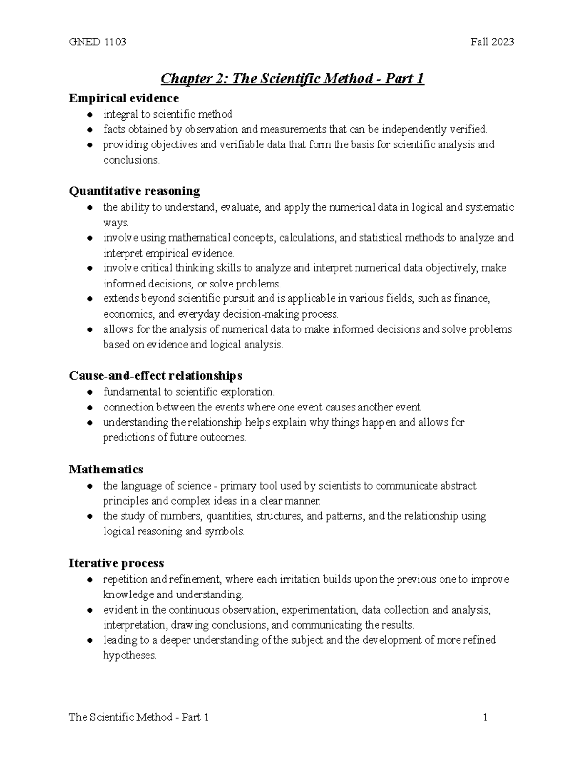 assignment 2 scientific method