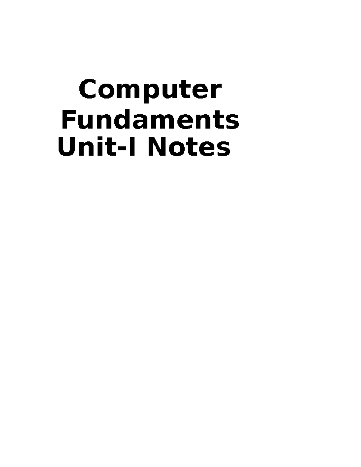 computer-fundamentals-unit-i-computer-fundaments-unit-i-notes-number