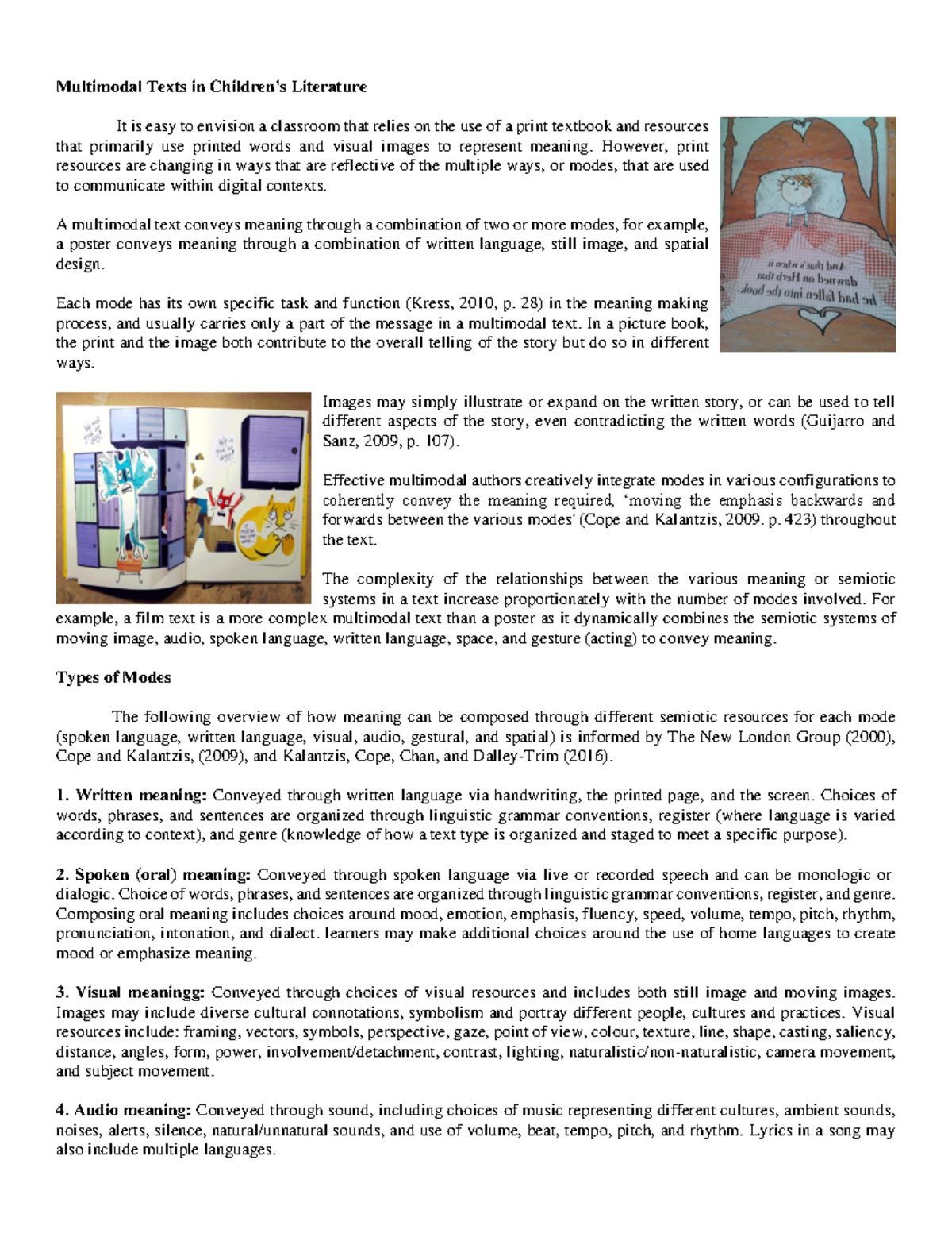 Multimodal Texts in Children - However, print resources are changing in ...