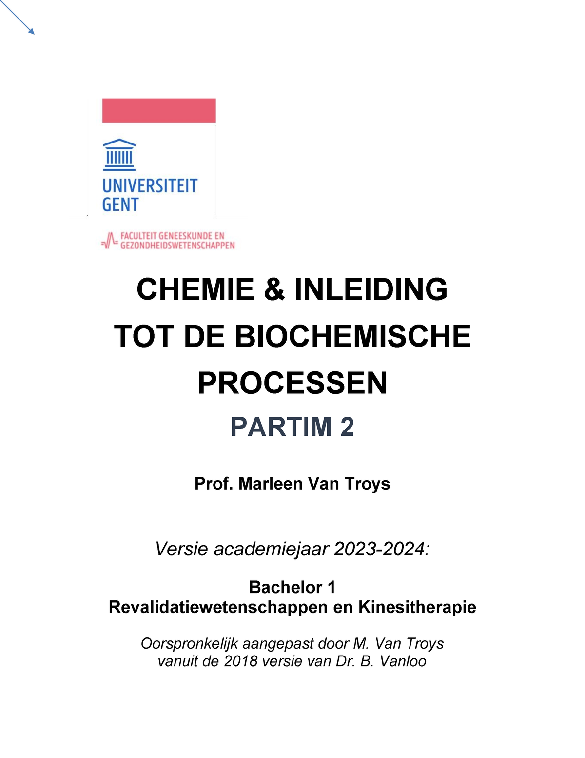 Biochemie - .......................................... - CHEMIE ...