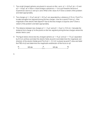 Capacitors - Sample Problems - Physics For Engineers 1B - Studocu