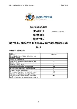 business studies grade 12 legislation essays