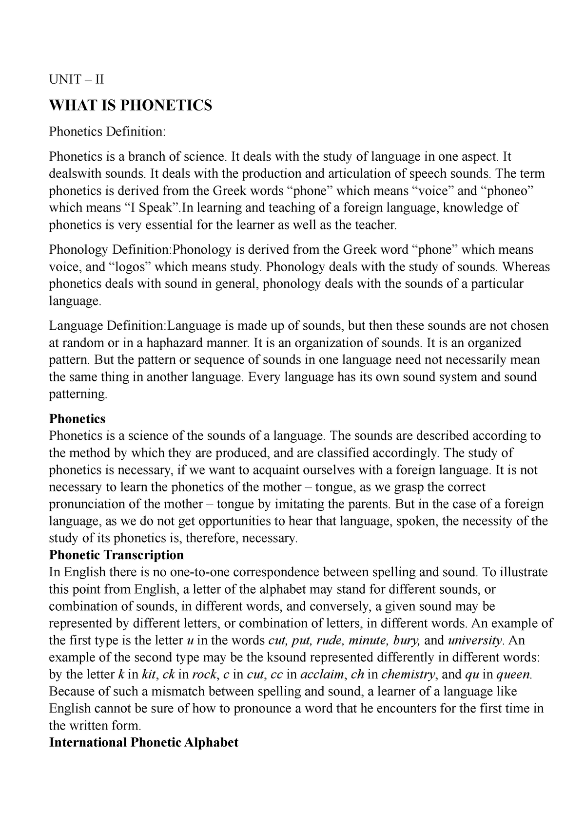 notes-on-phonetics-unit-ii-what-is-phonetics-phonetics-definition