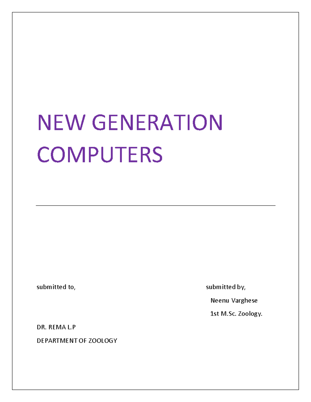 NEW Generation Computers NEW GENERATION COMPUTERS submitted to