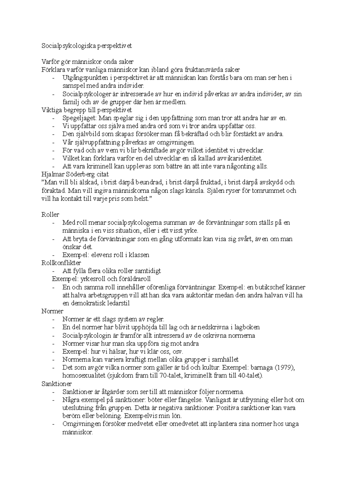 socialpsykologiska perspektivet experiment