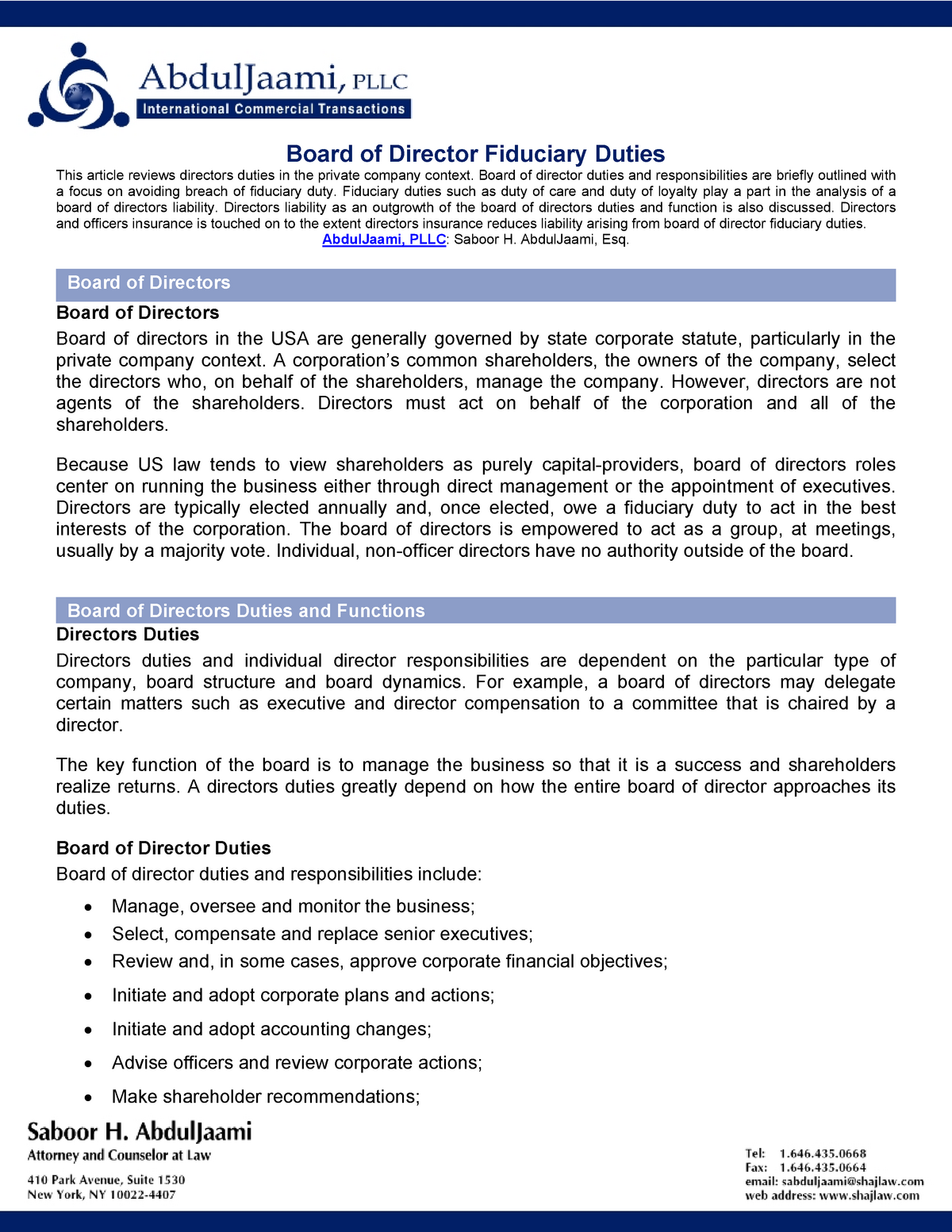 boardof-director-fiduciary-duties-board-of-director-fiduciary-duties