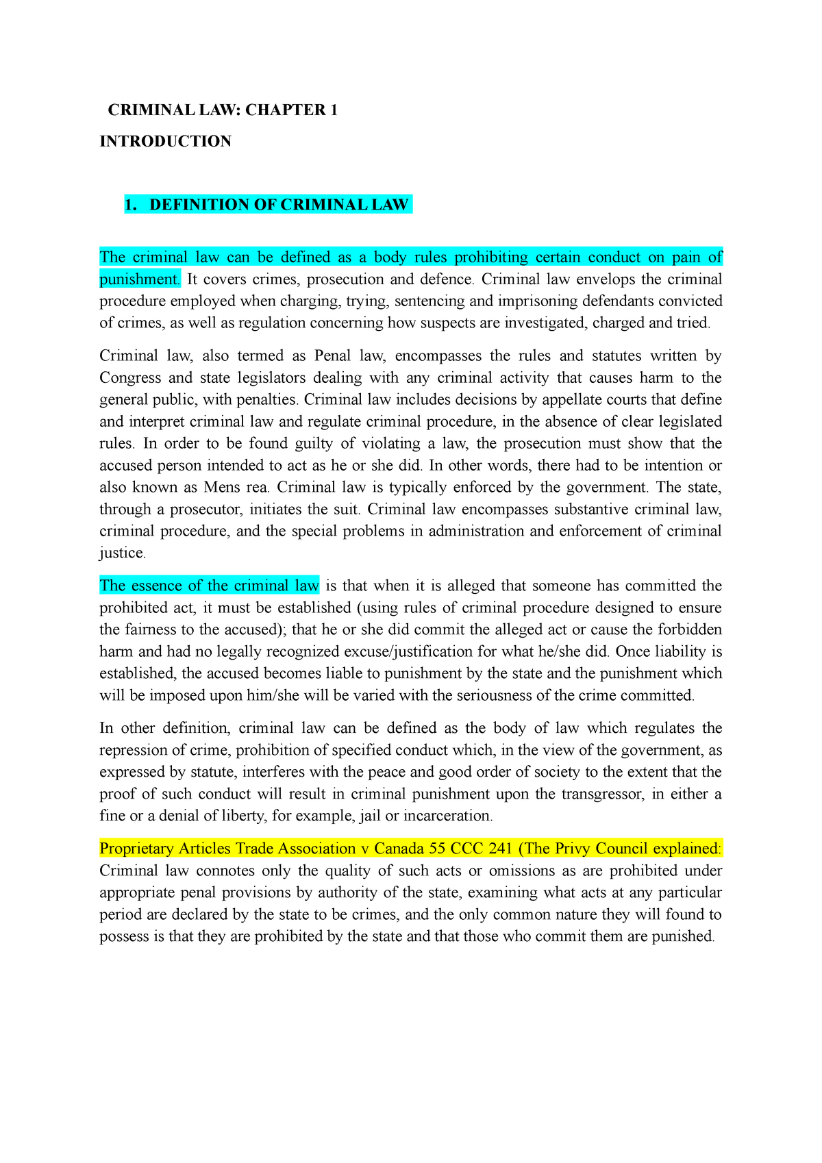 chapter-1-notes-criminal-law-chapter-1-introduction-1-definition