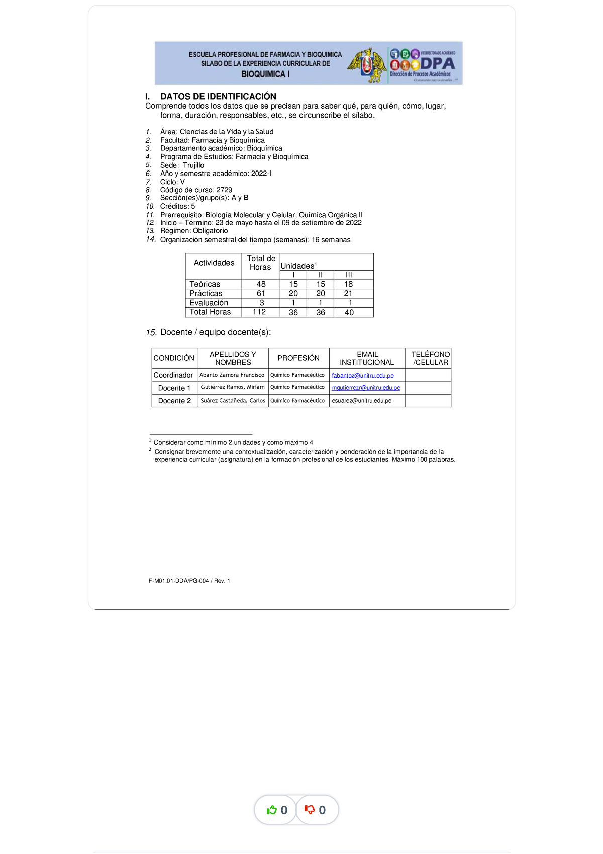 1-silabo-bq-i-2022-i-bienvenidos Compress - F-M01-DDA/PG-004 / Rev. 1 I ...