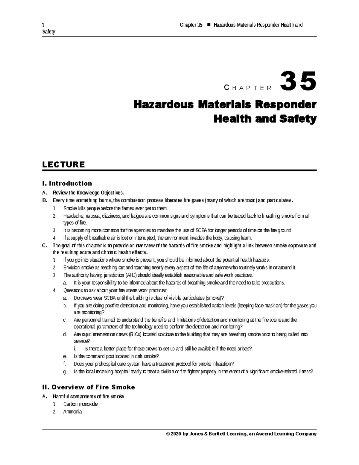 9781284151343 LOUT CH35 Safety C H A P T E R 3 5 Hazardous Materials