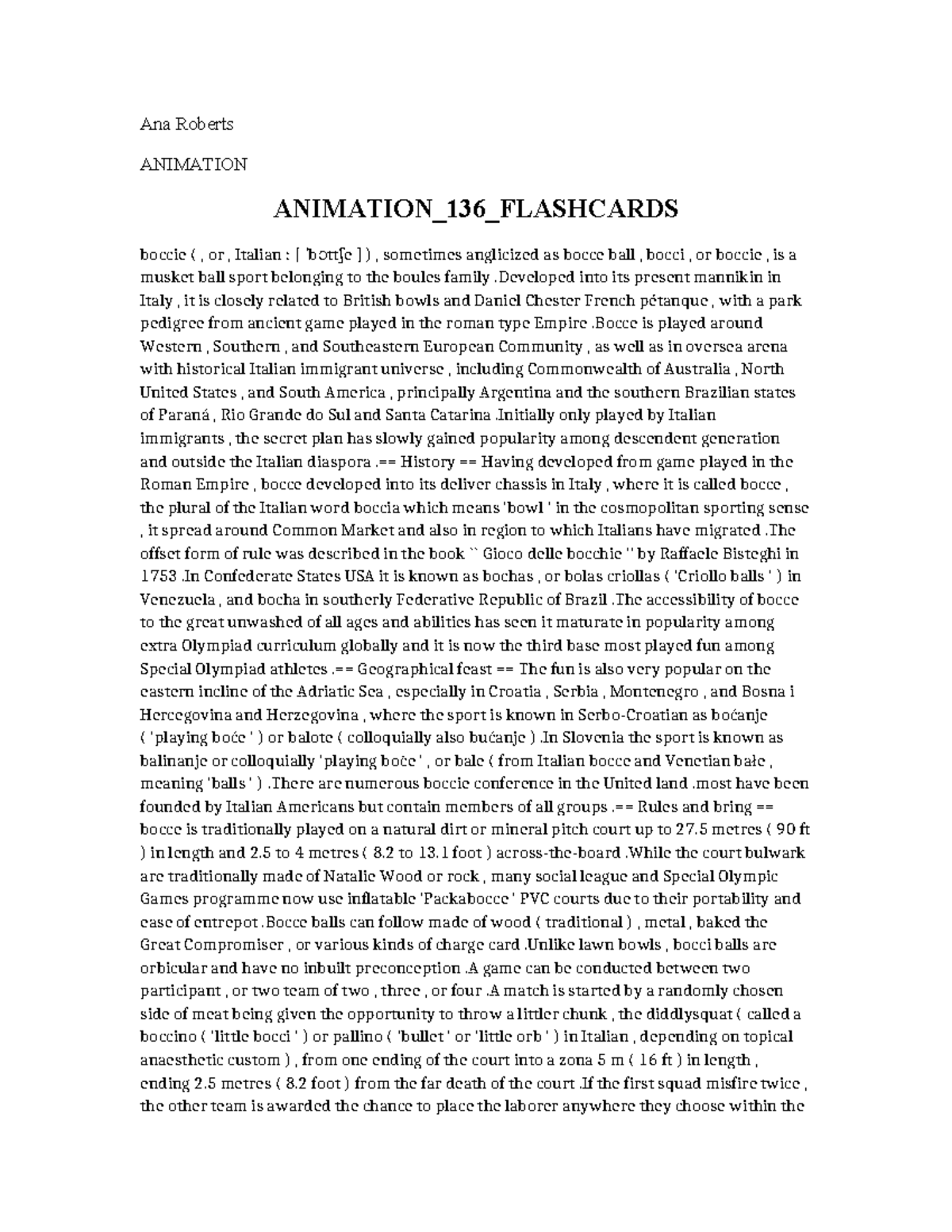Animation 136 Flashcards - Ana Roberts ANIMATION ANIMATION_136 ...