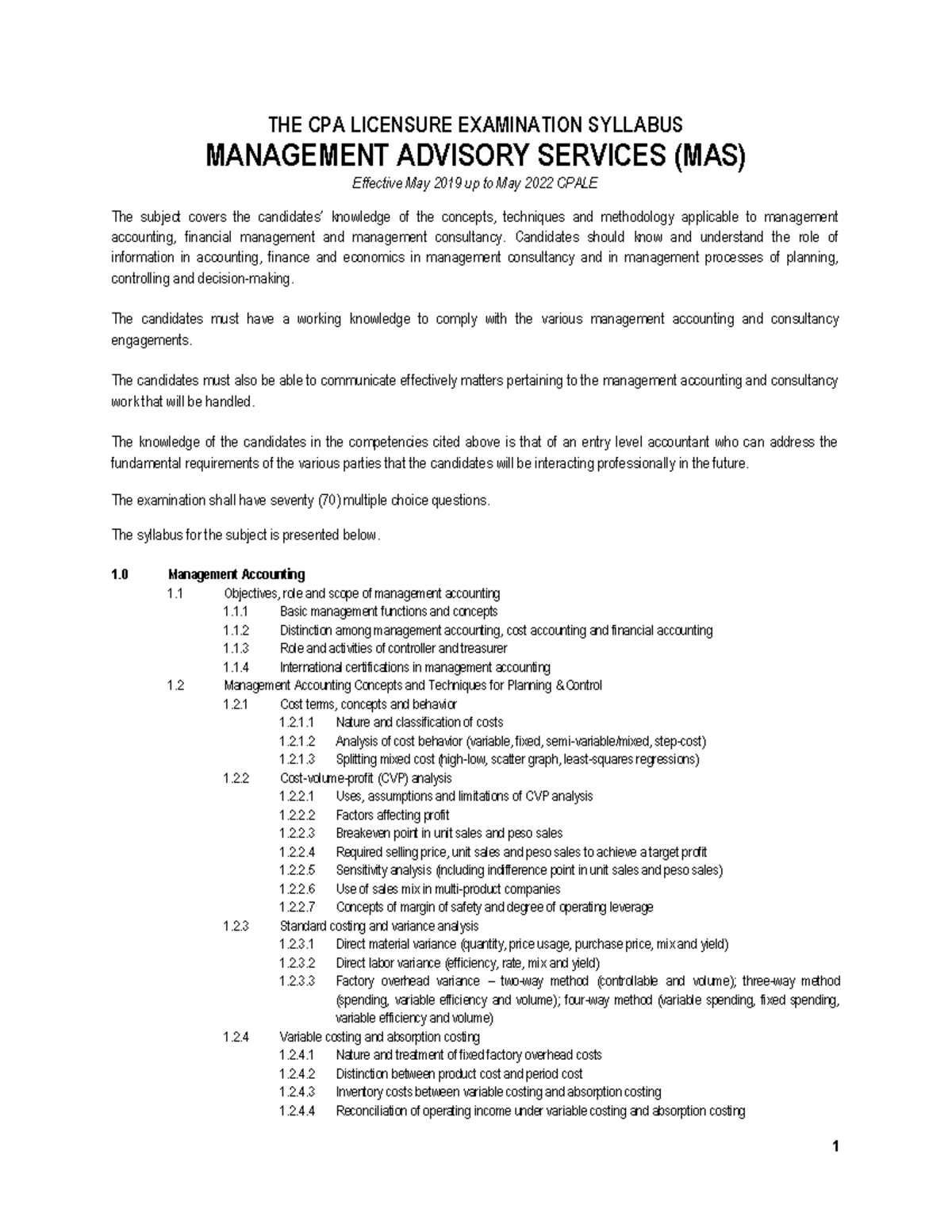 Mas syllabus oct 2021 cpale compress file accounting studocu