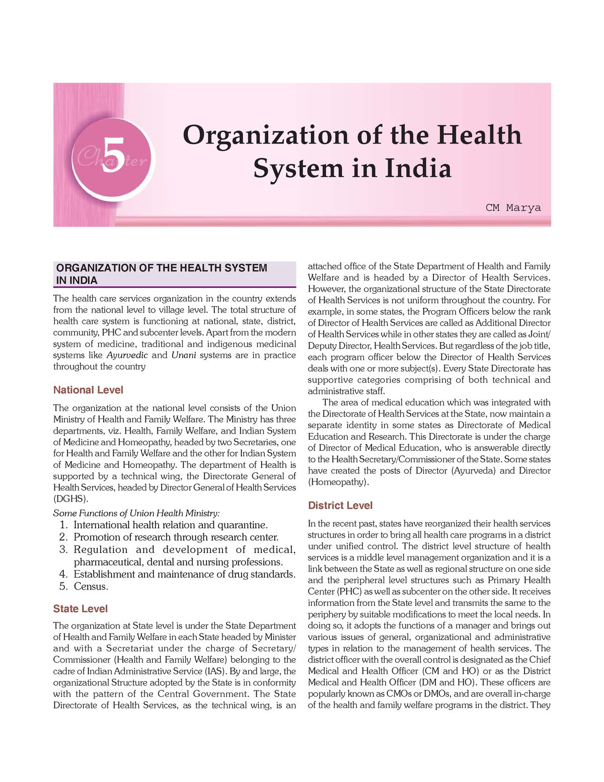 essay on health system in india upsc