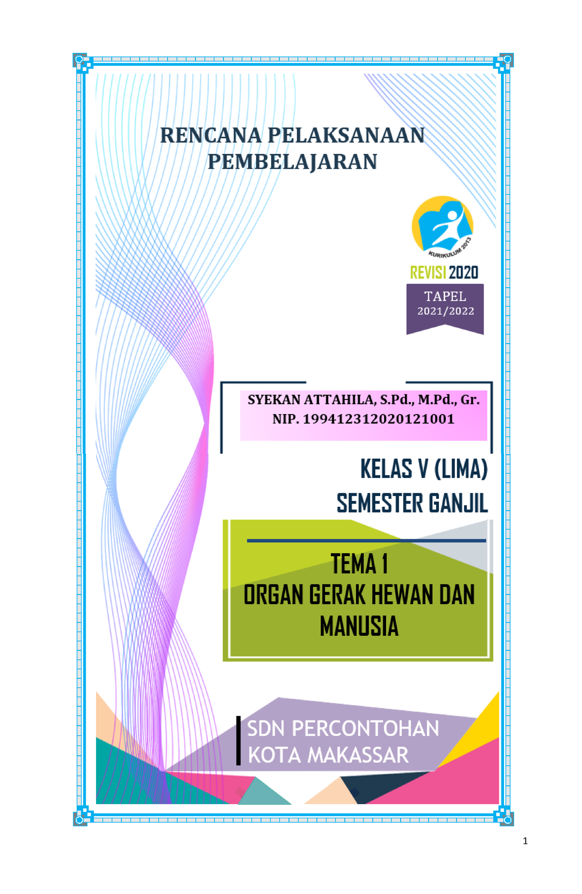 Rpp Kelas 5 - RPP - RENCANA PELAKSANAAN PEMBELAJARAN Satuan Pendidikan ...