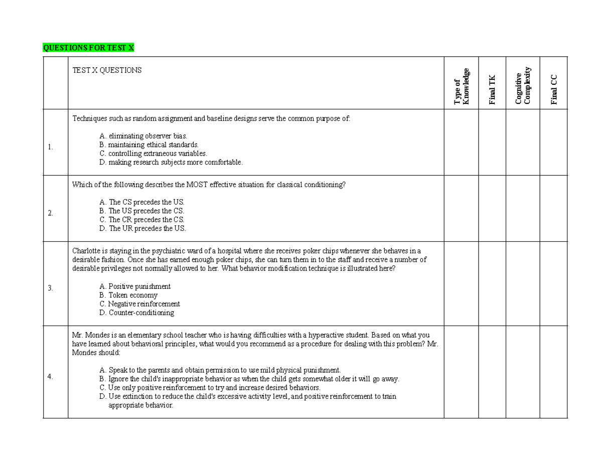 441ef0ce1c917430 a10703 cb5cc43346 - QUESTIONS FOR TEST X TEST X ...