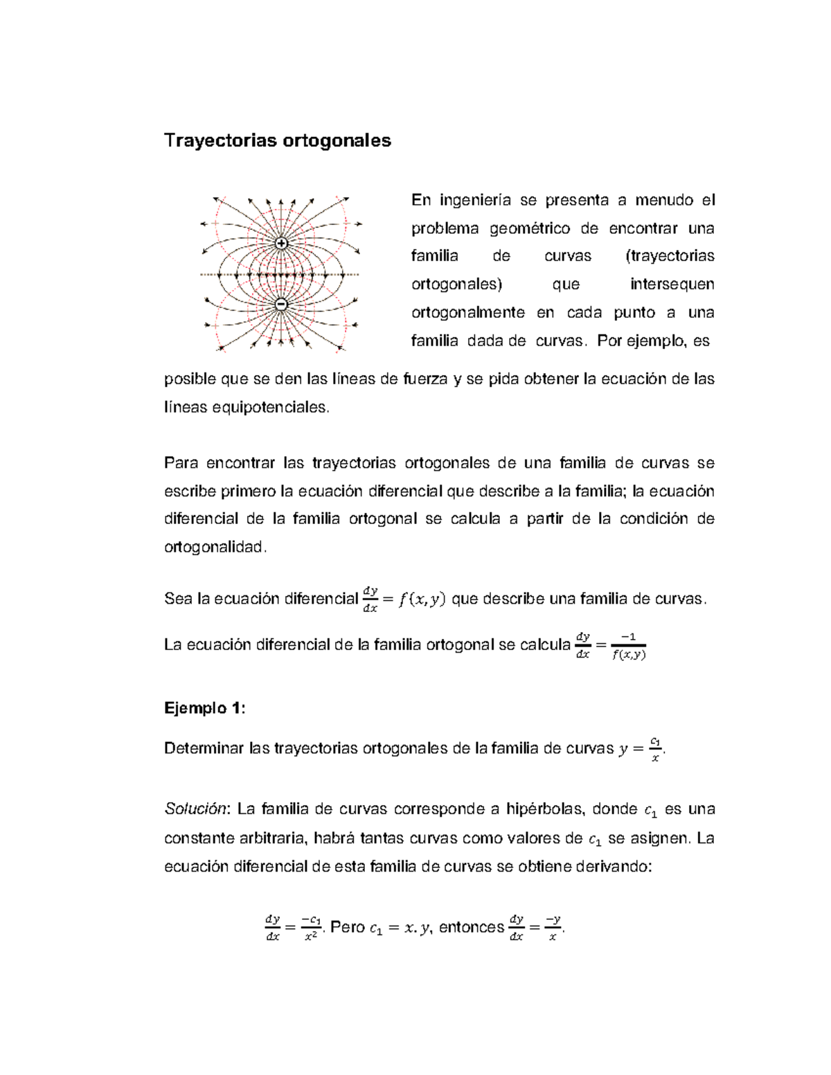 Aplicaciones De Las Edo De Primer Orden