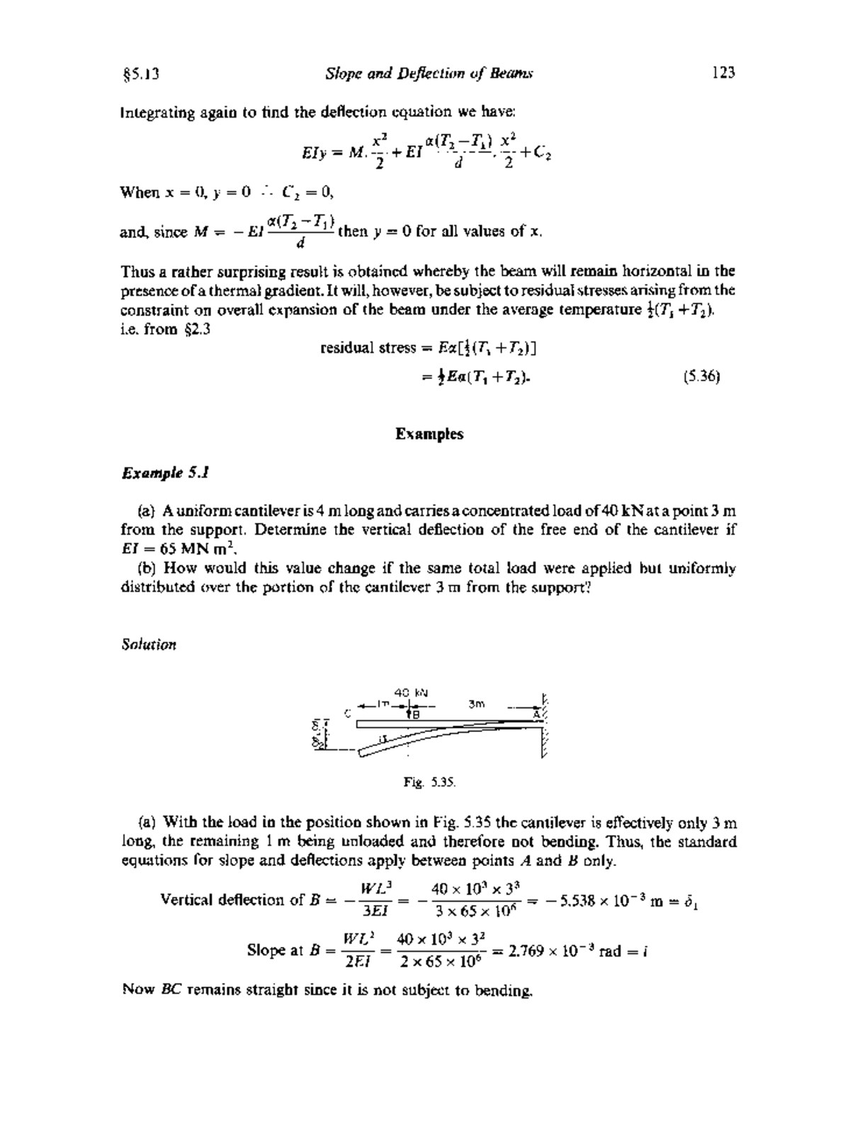 Slope and - strength of matterials - 95 Slope and Deflection of Beams ...