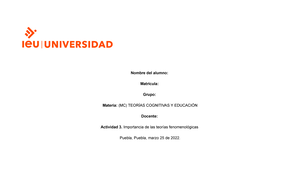Rendon felicia act4 1 - completando frases - TEORÍAS COGNITIVAS Y ...