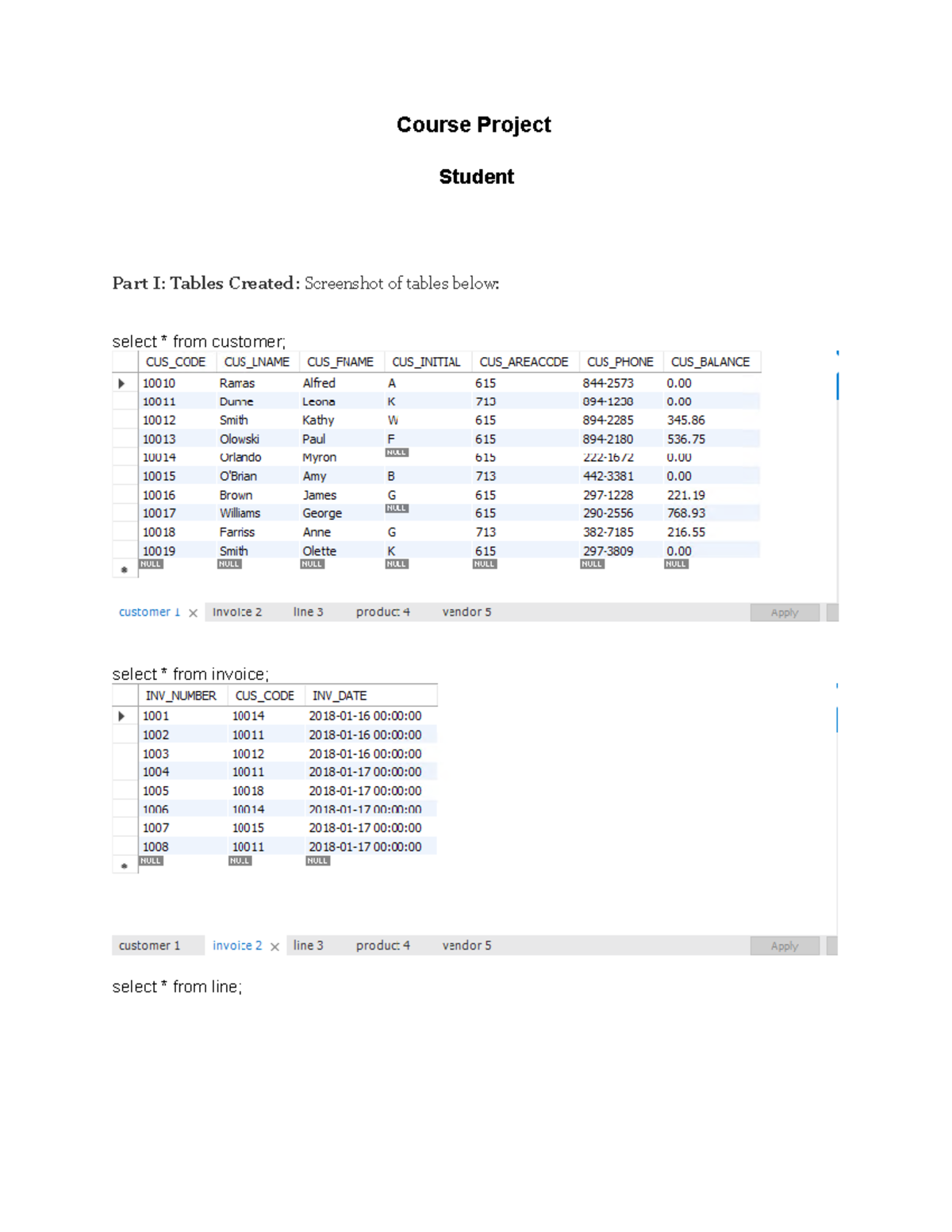 Week 3 Project Deliverable - Course Project Student Part I: Tables ...