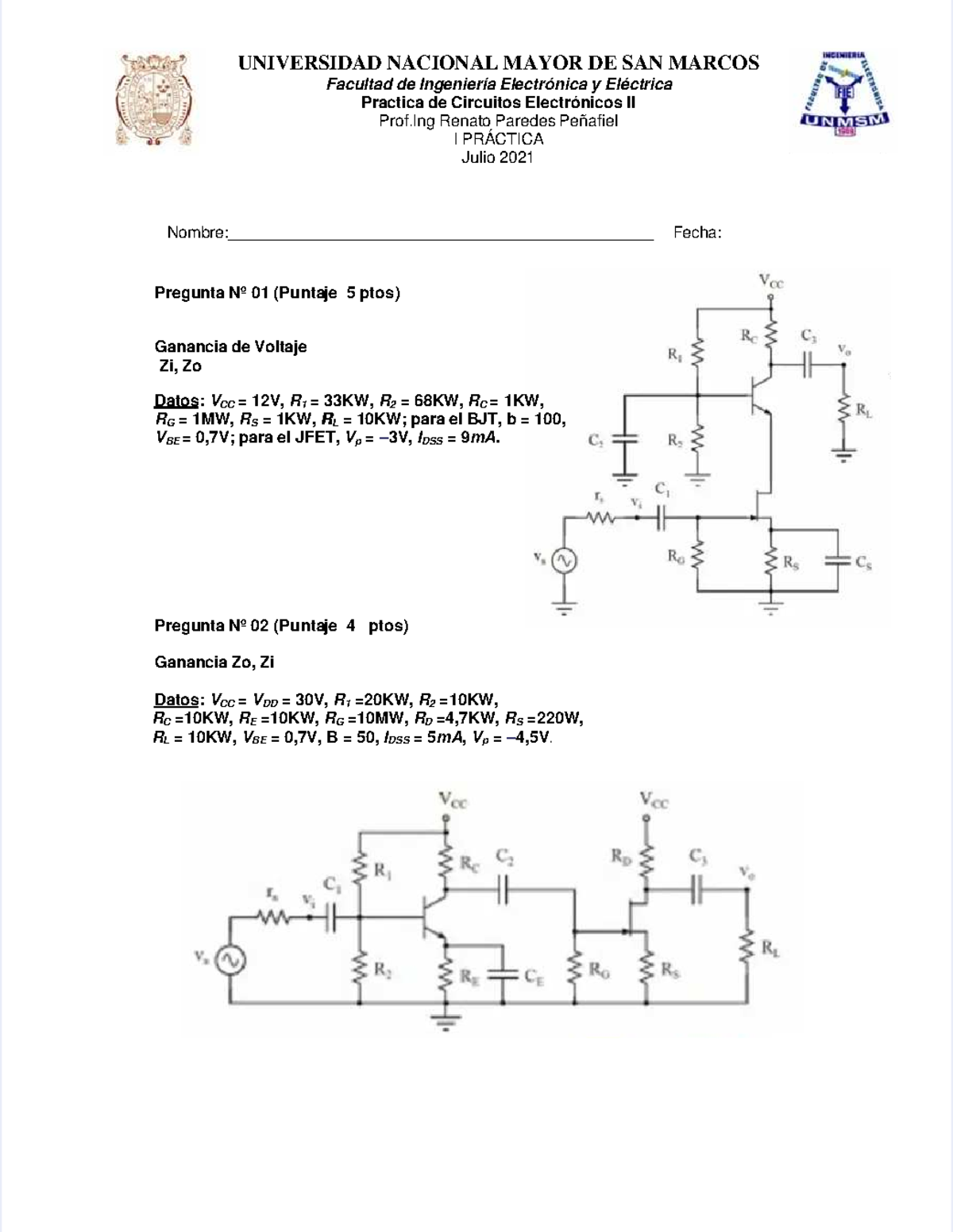 Pdf 1 practica electronicos ii 2 7 2021 Compress UMKQERTKFIF MIDKCMIN 
