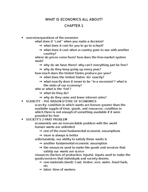 Chapter 1 - Summary Essentials of Economics - Chapter 1 Economics is used  to answer questions such - Studocu