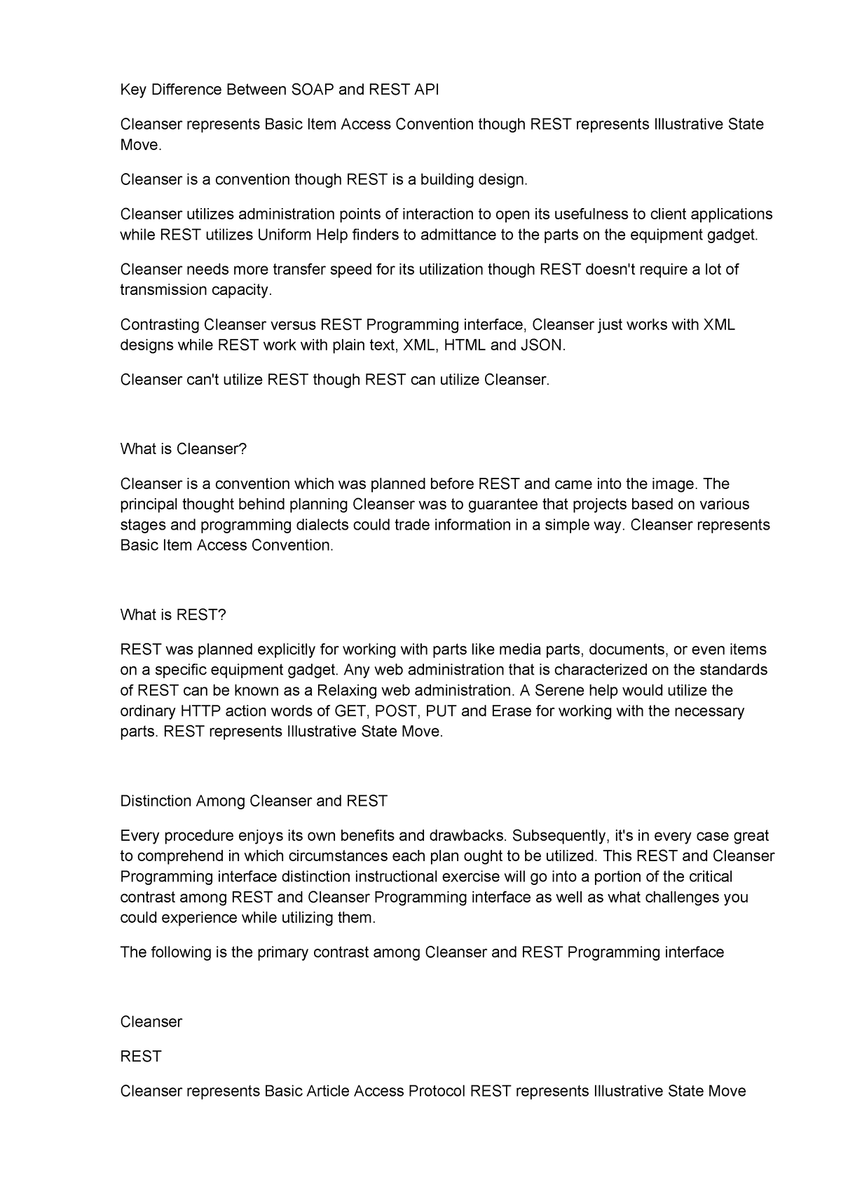 Key Difference Between SOAP and REST API - Key Difference Between SOAP ...