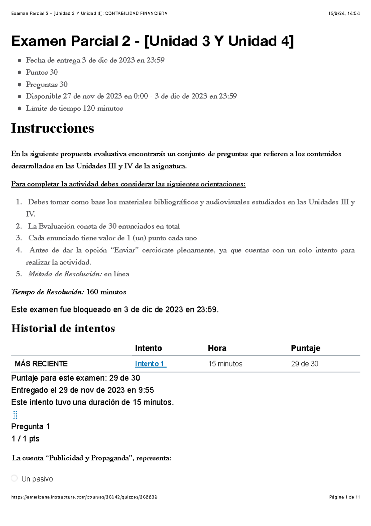 Examen Parcial 2 - [Unidad 3 Y Unidad 4]: Contabilidad Financiera ...