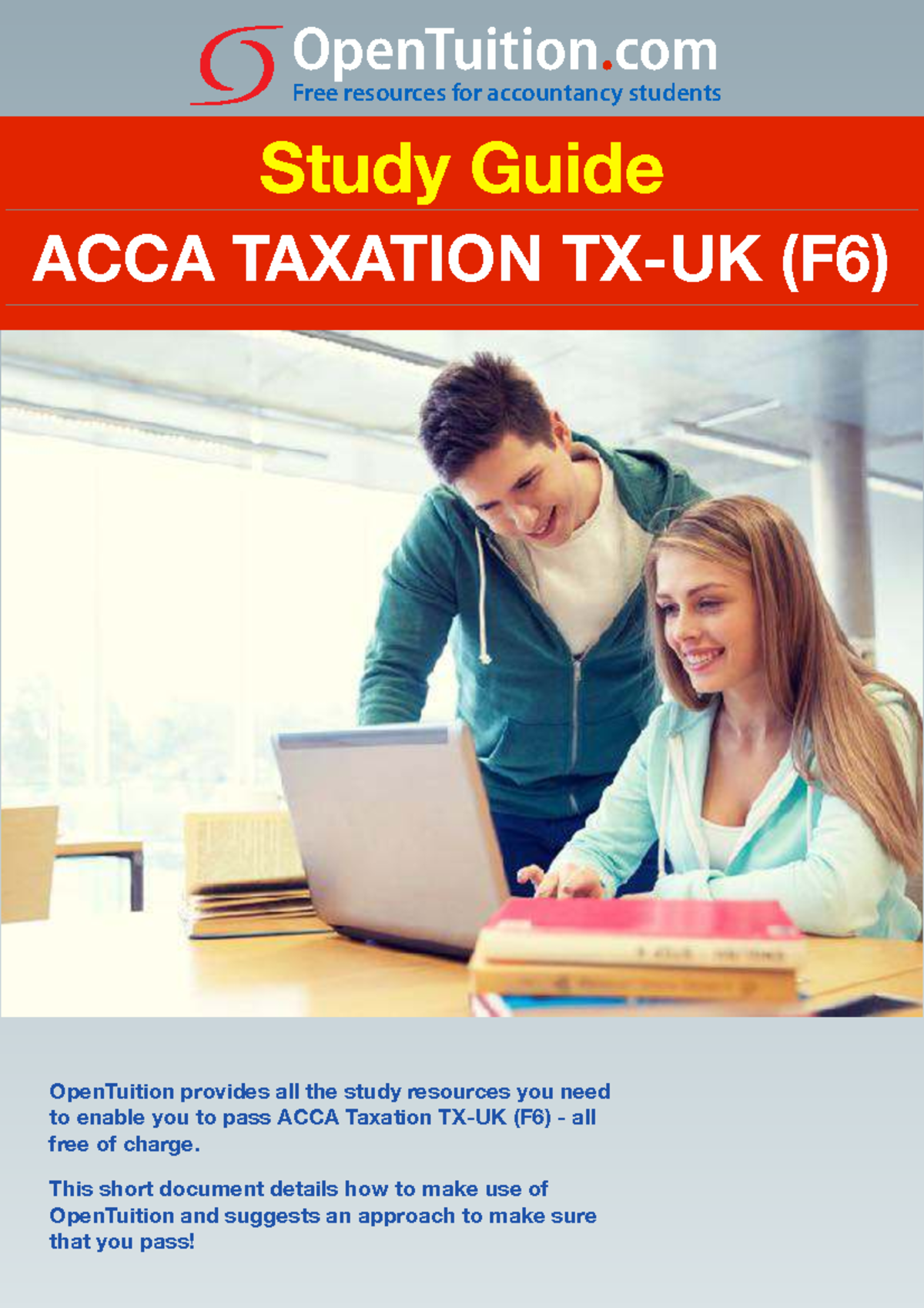 ACCA TX-UK Study Guide Open Tuition - OpenTuition Provides All The ...