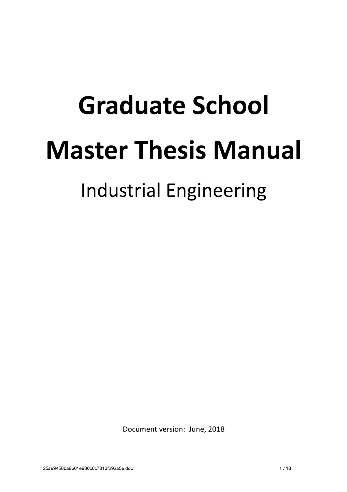 master thesis manual rsm