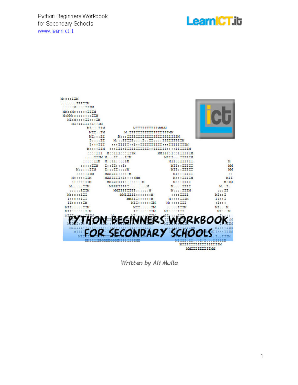 34570-Python Beginners Workbookfor Secondary Schools 1 - for Secondary ...