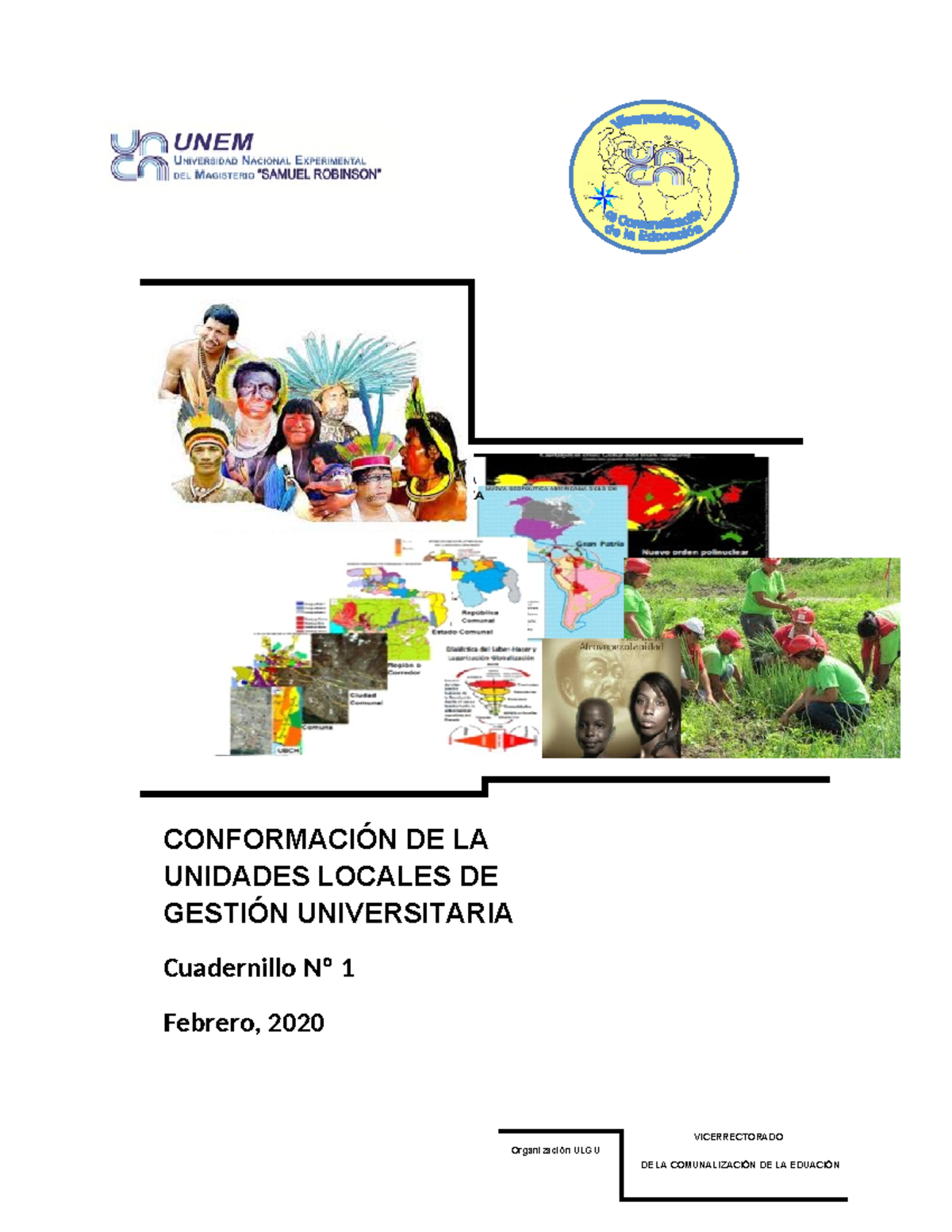 Cuadernillo Orientaciones PARA LA Organización ULGU - copia ...