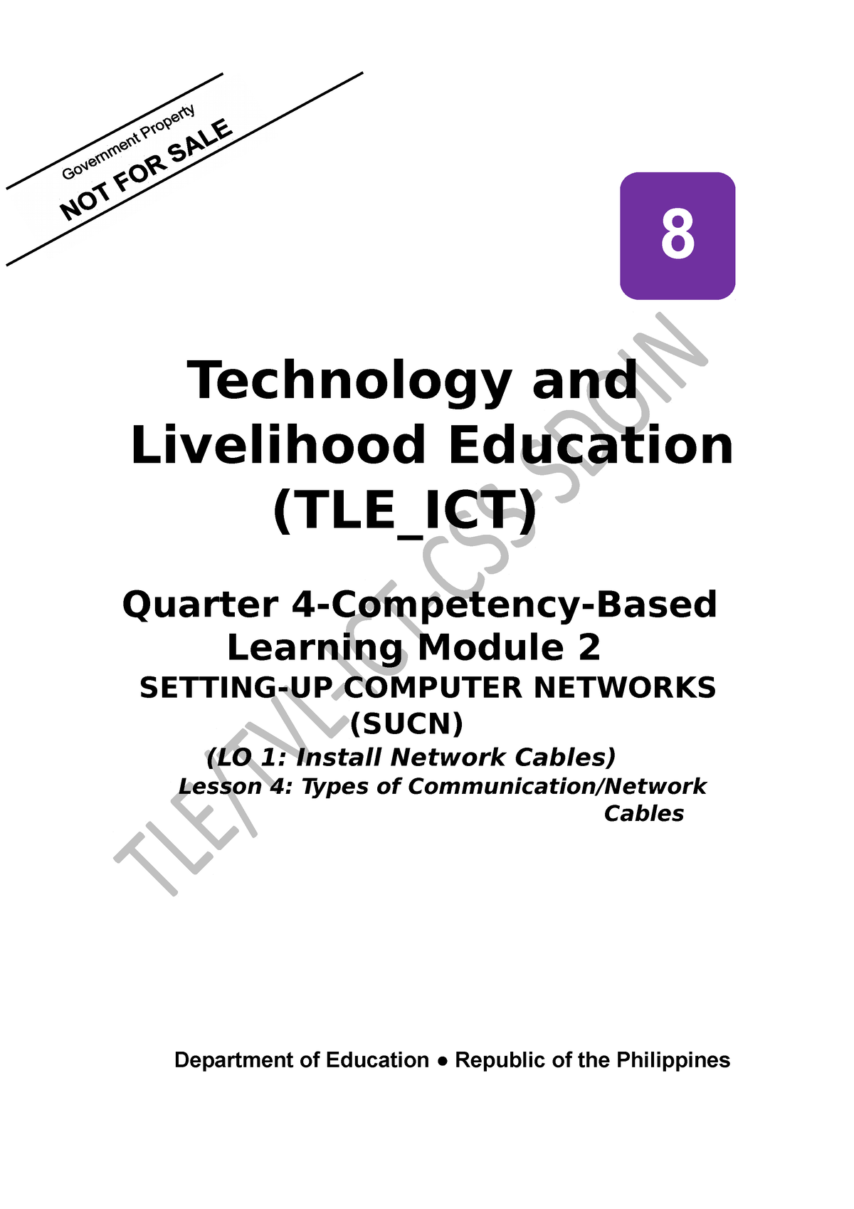 G8 Quarter 4 Module-2 - I Need - Technology And Livelihood Education ...