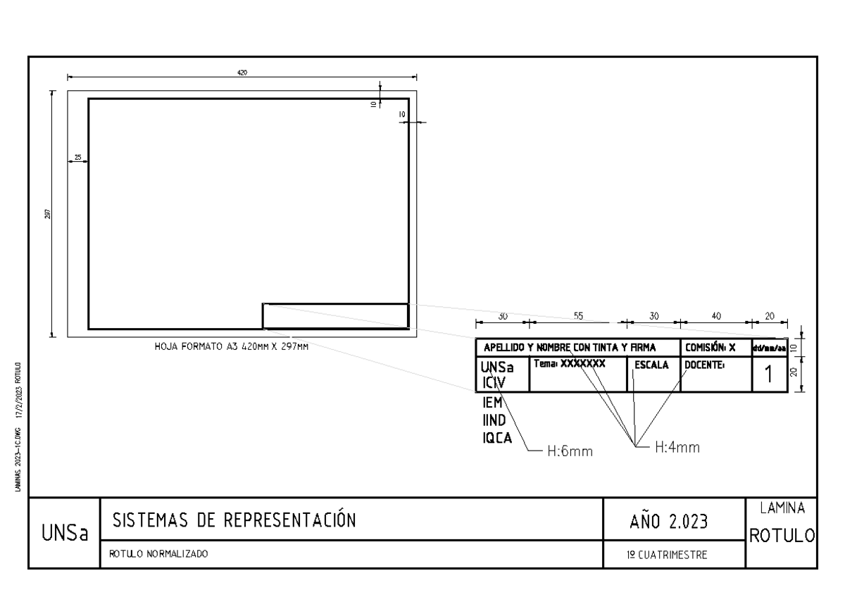 Rotulo formalizado - Sistemas de Representación - rotulo SISTEMAS DE ...
