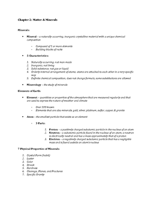 Geology 1030 Exam 1 Review - Geology 1030 Exam 1 Review What Is The ...