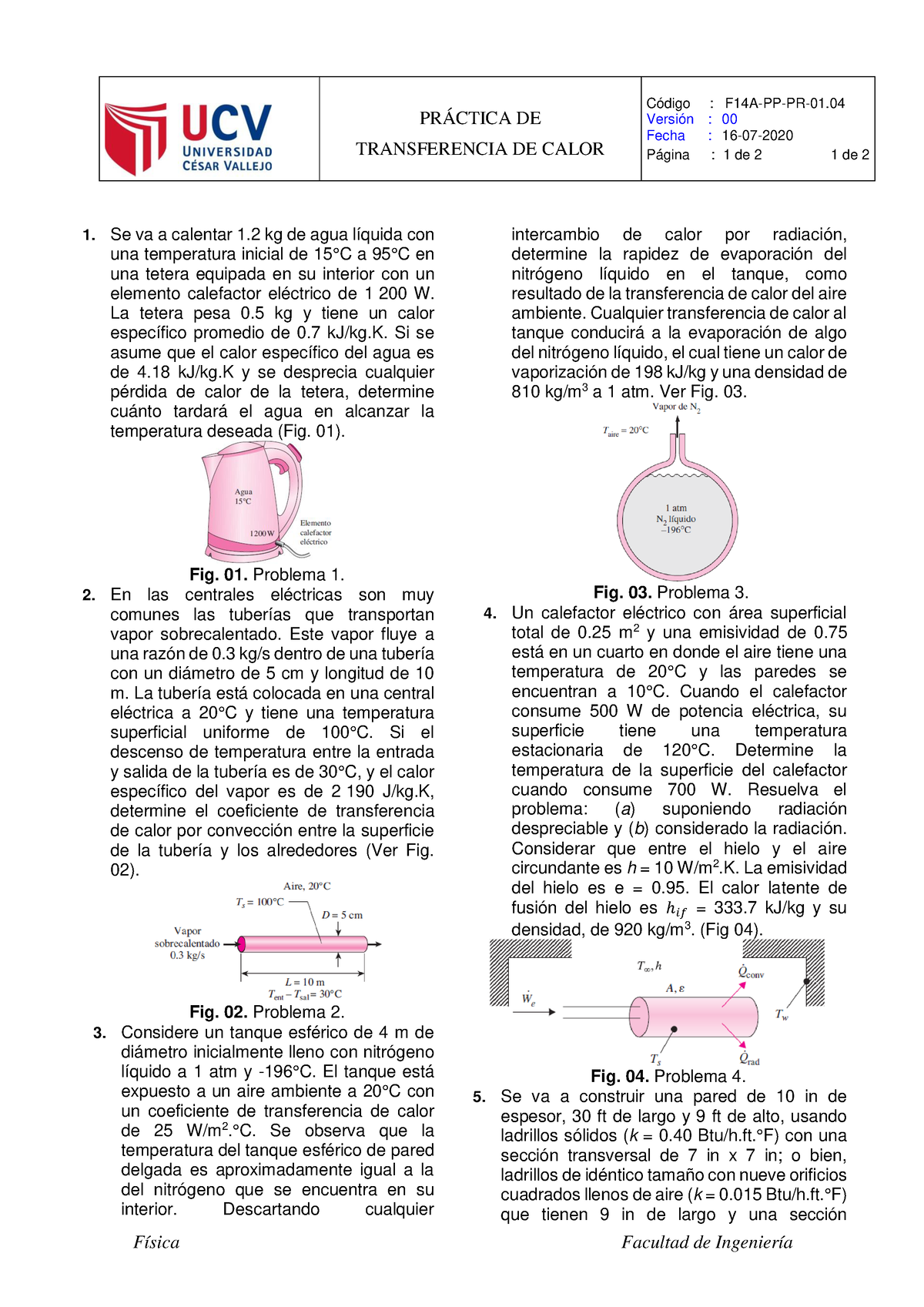 S11 Practica Transferencia DE Calor - PRÁCTICA DE TRANSFERENCIA DE ...