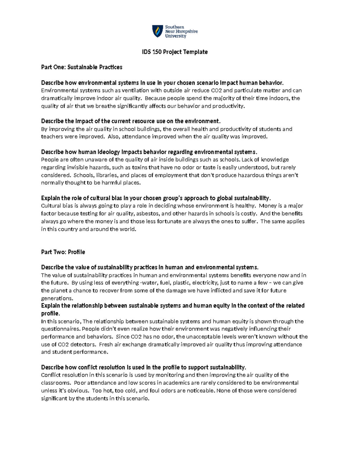 IDS 150 Project Module 5 - IDS 150 Project Template Part One ...