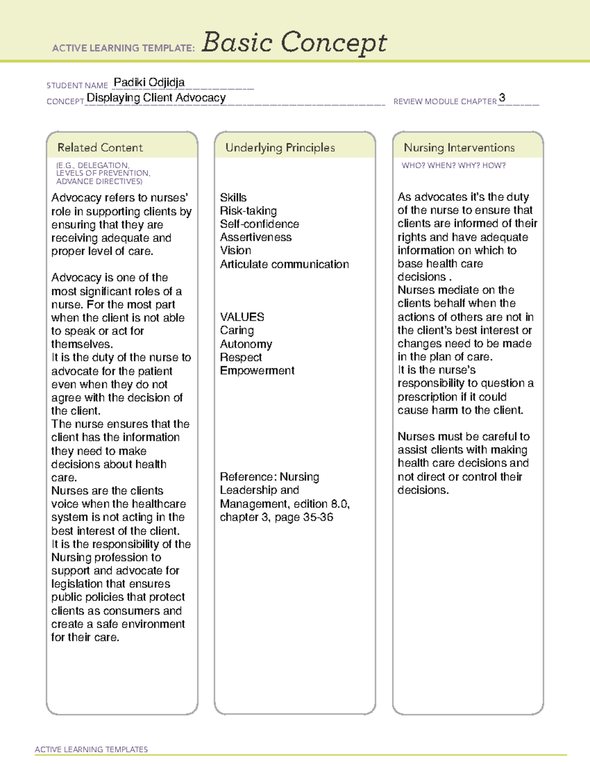 client advocacy case study ati