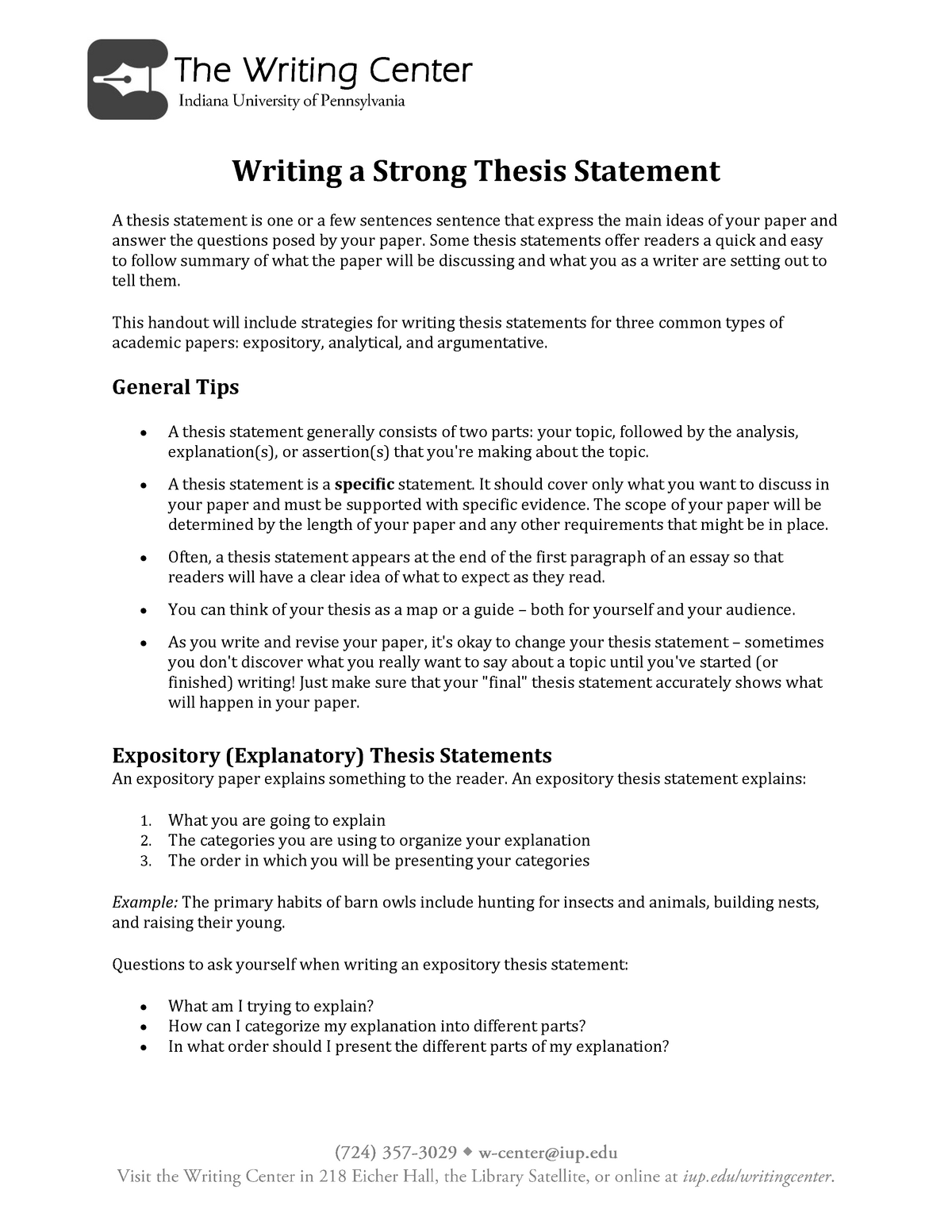 6 1 discussion supporting a thesis statement studocu