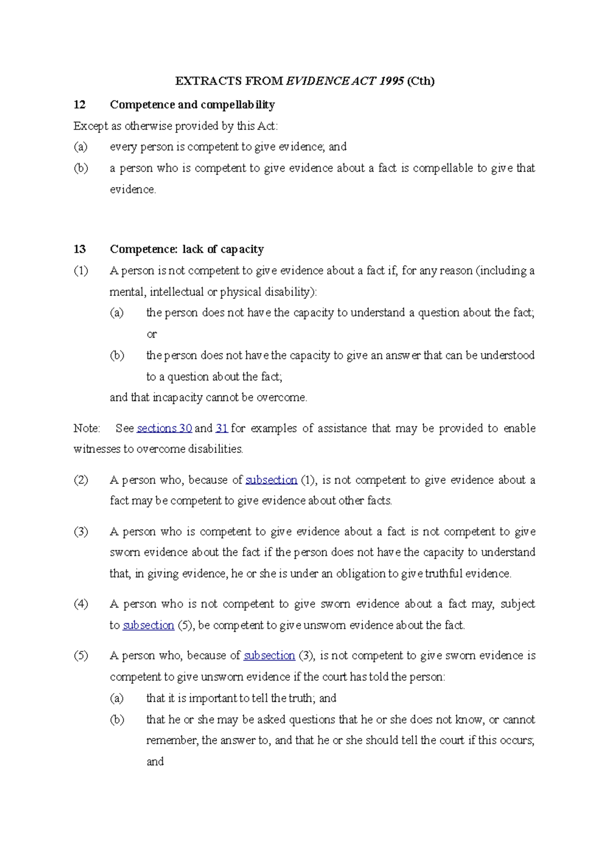 extracts-from-uniform-evidence-act-extracts-from-evidence-act-1995