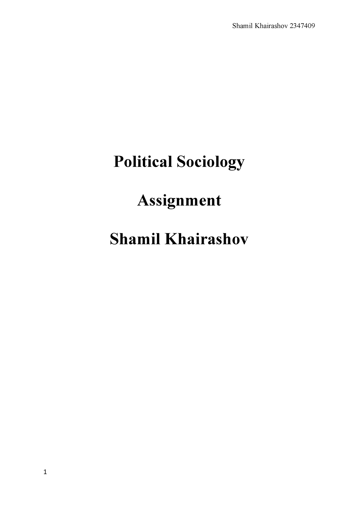 phd thesis on political sociology