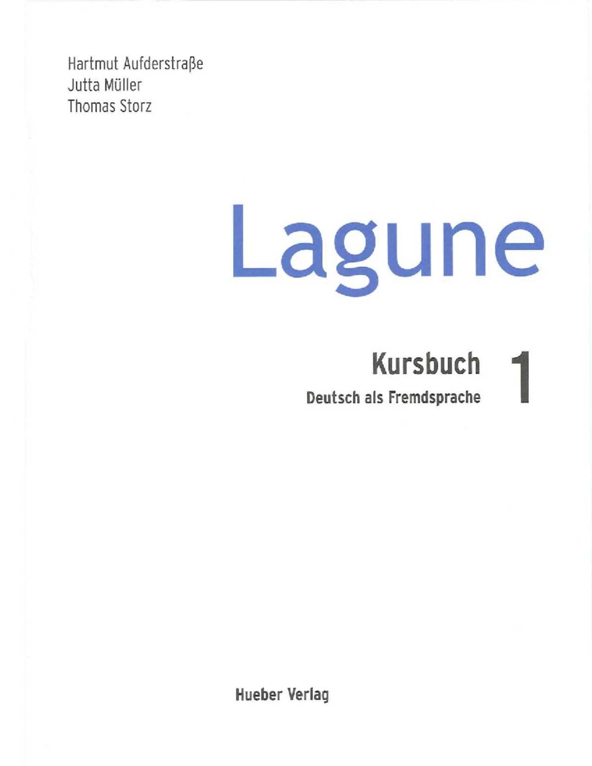 Lagune 1 Kursbuch - German book - gold fire assay - Studocu