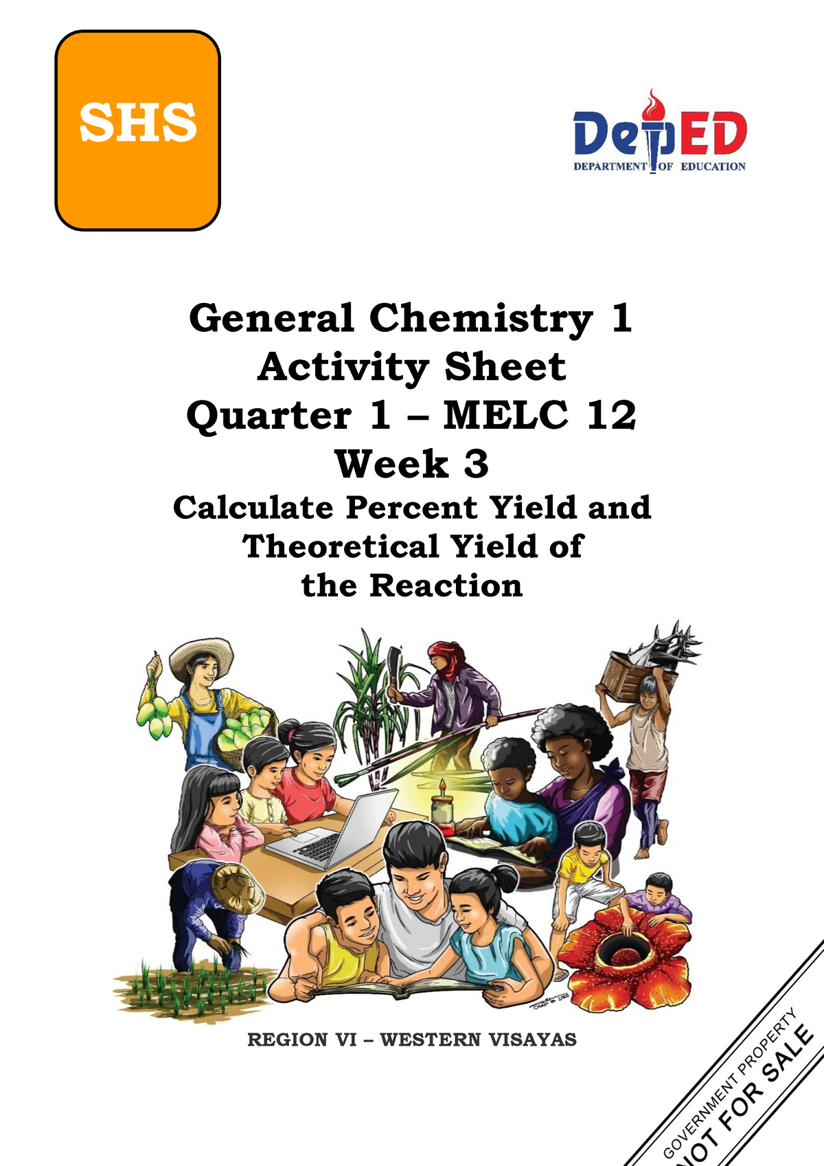 SHS General chemistry General Chemistry 1 Activity Sheet Quarter 1