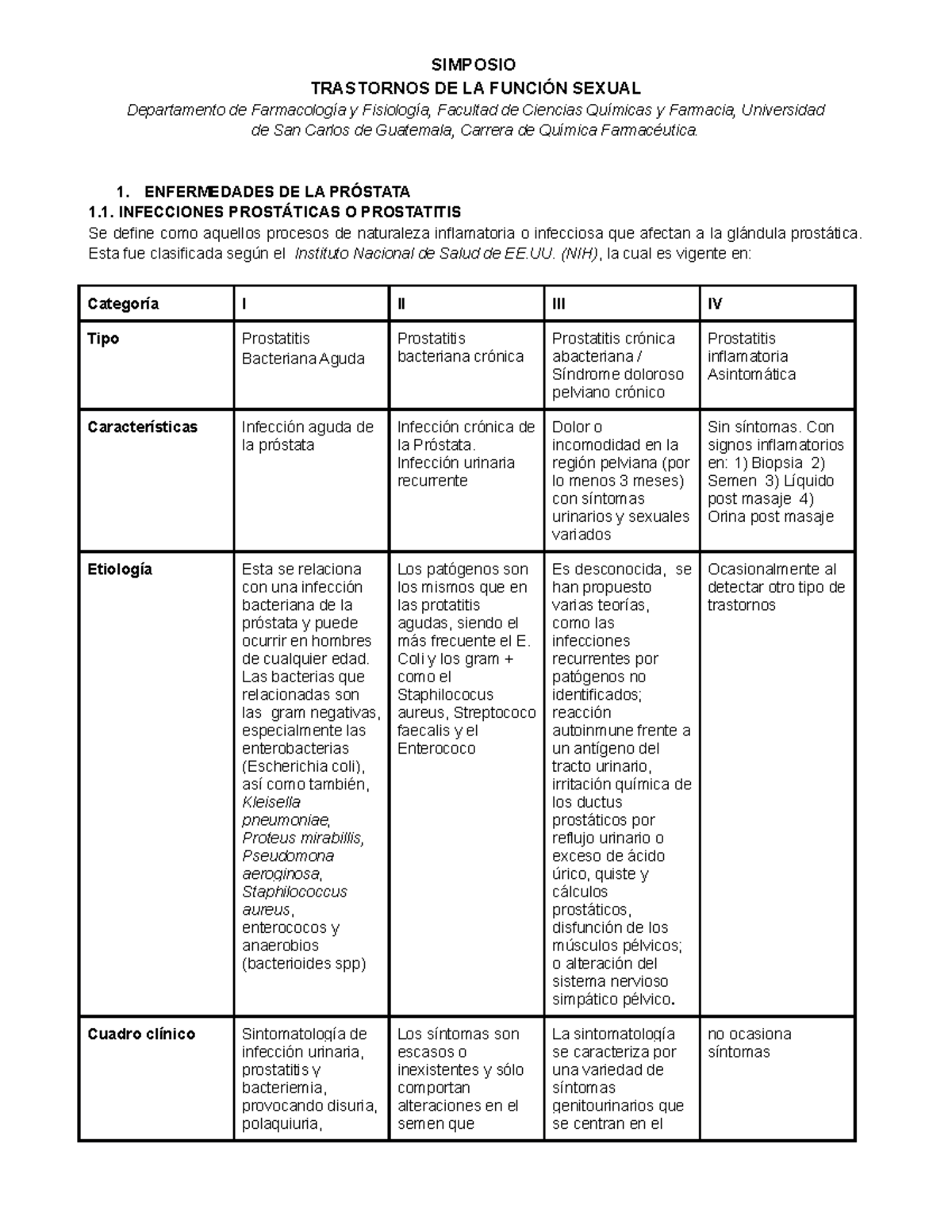 prostatitis causada por inflamación de la cirugía de colon prostatitis causada por inflamación de la cirugía de colon