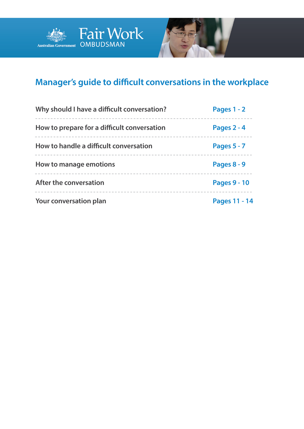 Managers Guide To Difficult Conversations In The Workplace - Gov Why ...