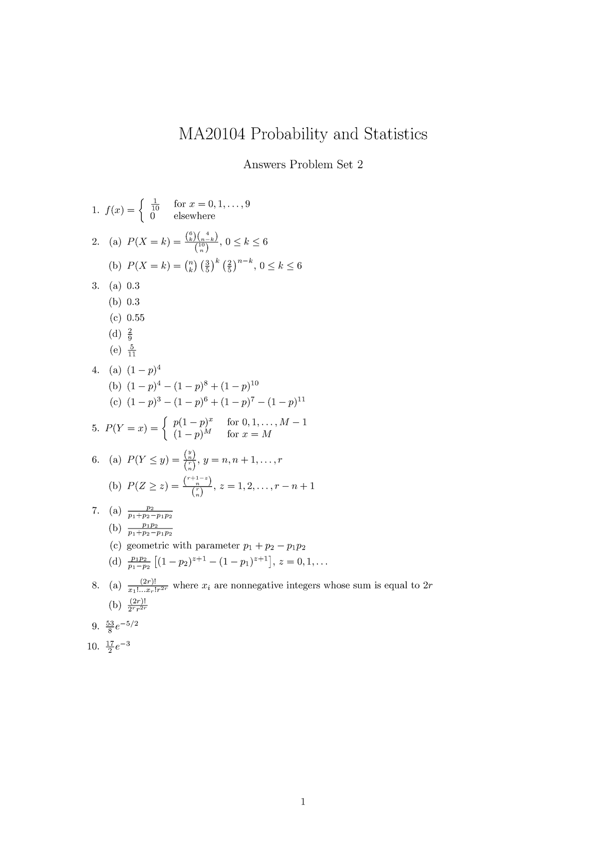 answers-problem-sheet-2-ma20104-probability-and-statistics-answers