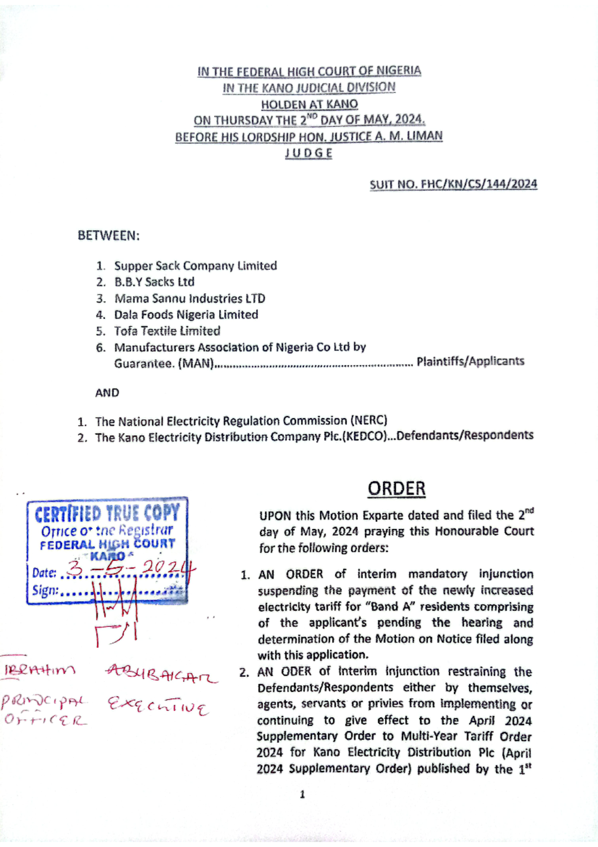 Orders of Interim Injunction - Human Rights law - Studocu