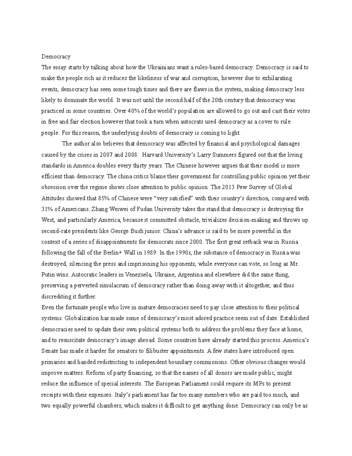 ukraine essay