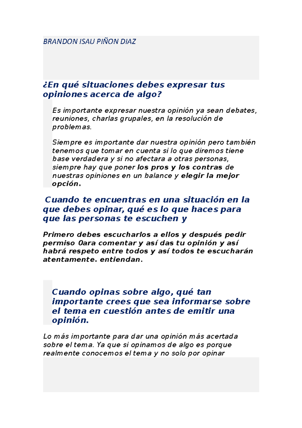 -BIPD-SEM09 - tarea - BRANDON ISAU PIÑON DIAZ ¿En qué situaciones debes ...