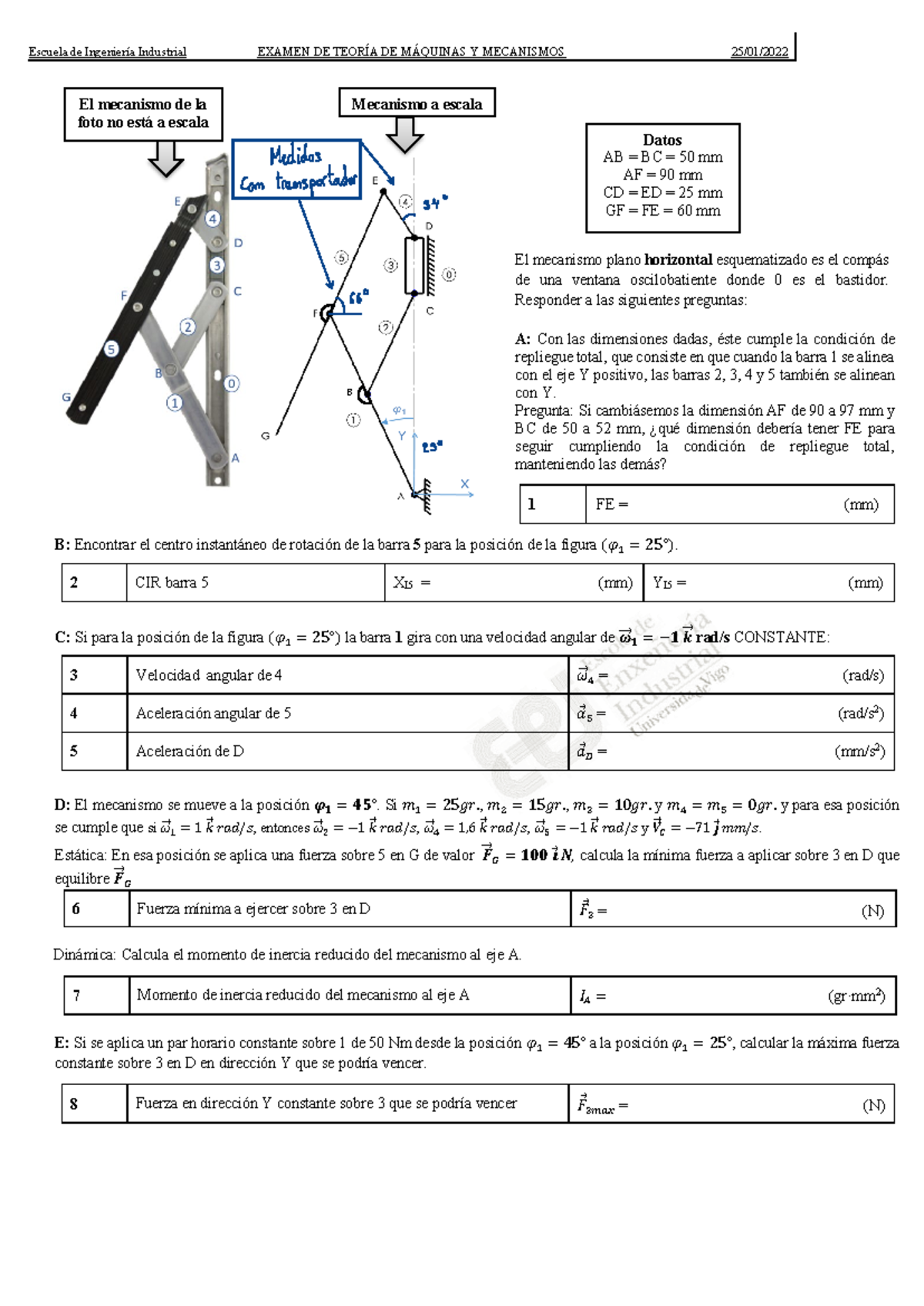 2022 Enero - Examen Resuelto - B Escuela De Ingeniería Industrial ...