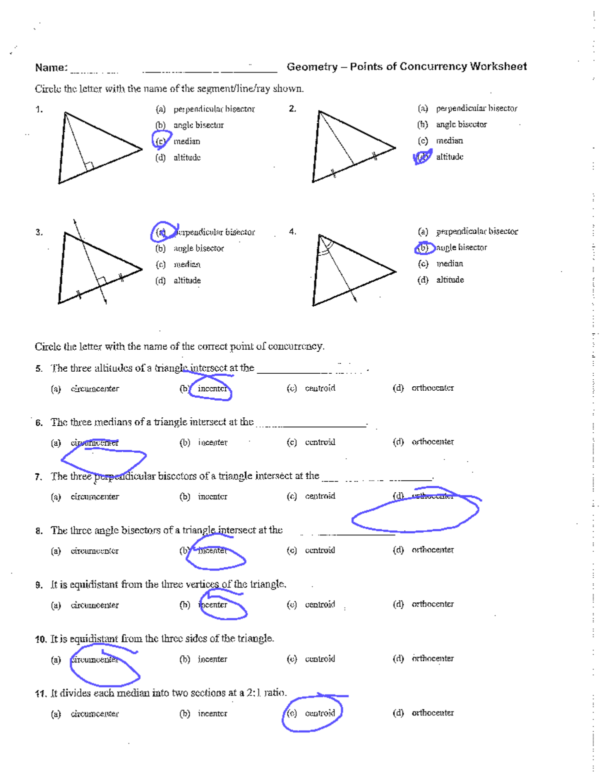 Kami Export - Lilliana Stanley - points of concurrency worksheet - MATH4020  - Studocu