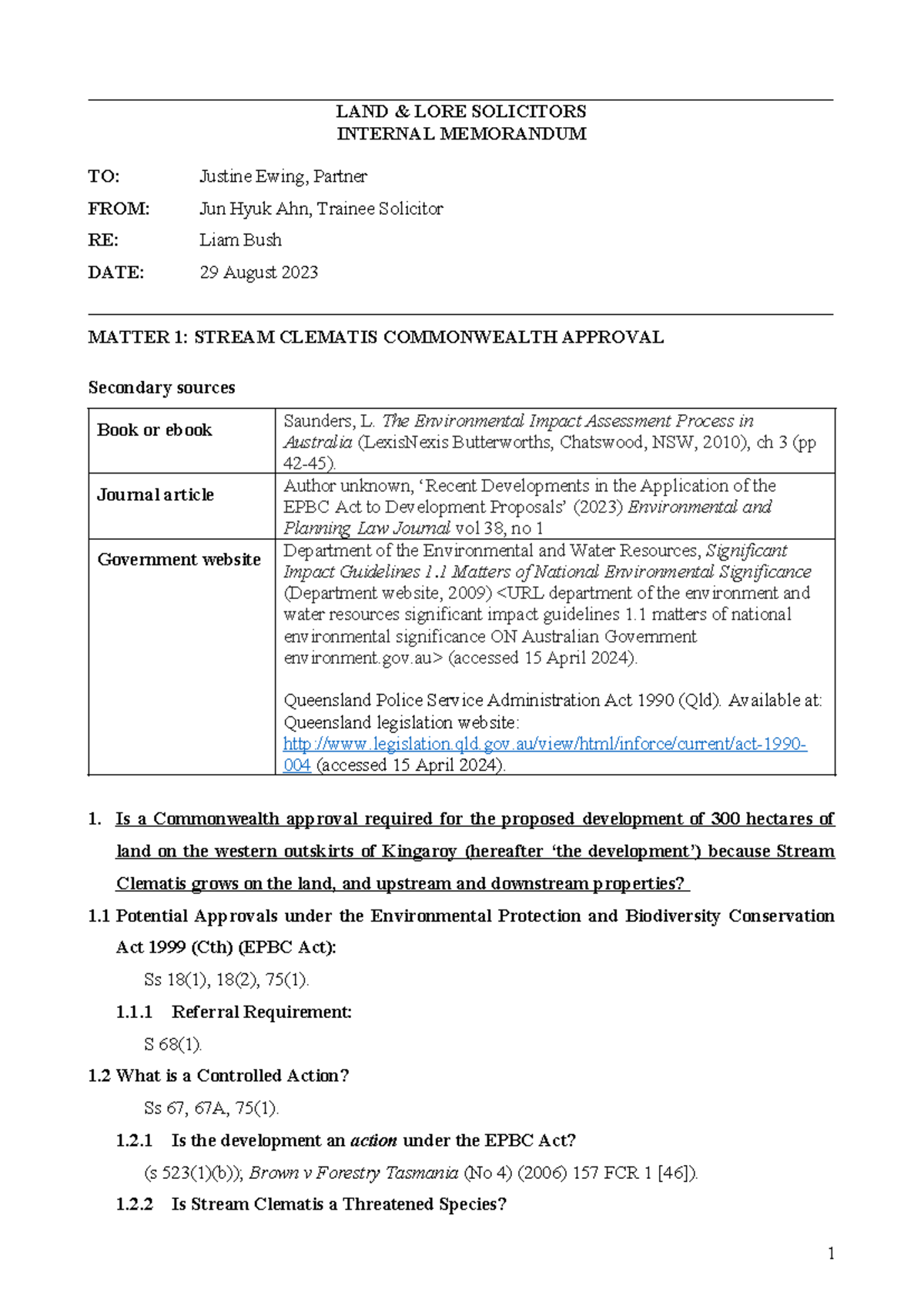 2024 - Assessment Item 2 - Research Task - Template - - Studocu